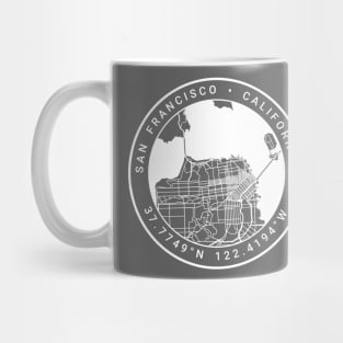 San Francisco Map Mug